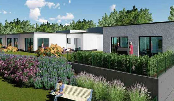 Bungalows in Bergisch-Gladbach als Planungsansicht