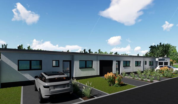 Bungalow-Anlage in Bergisch-Gladbach-Moitzfeld vom Architekten